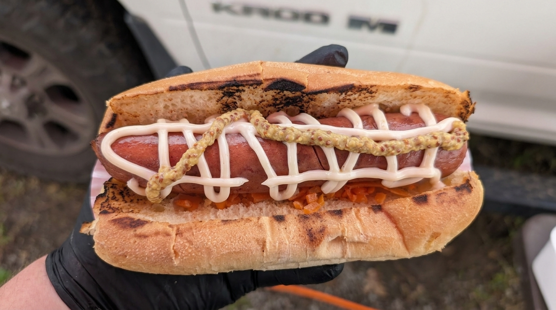 Hot dogs and smokies on Lefeuvre Road